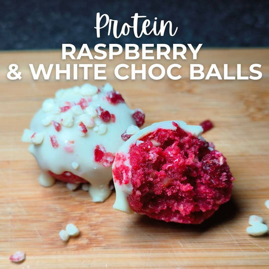 35g Raspberry & White Chocolate Protein Balls