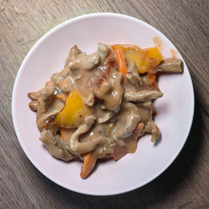Air Fryer Peppered Beef