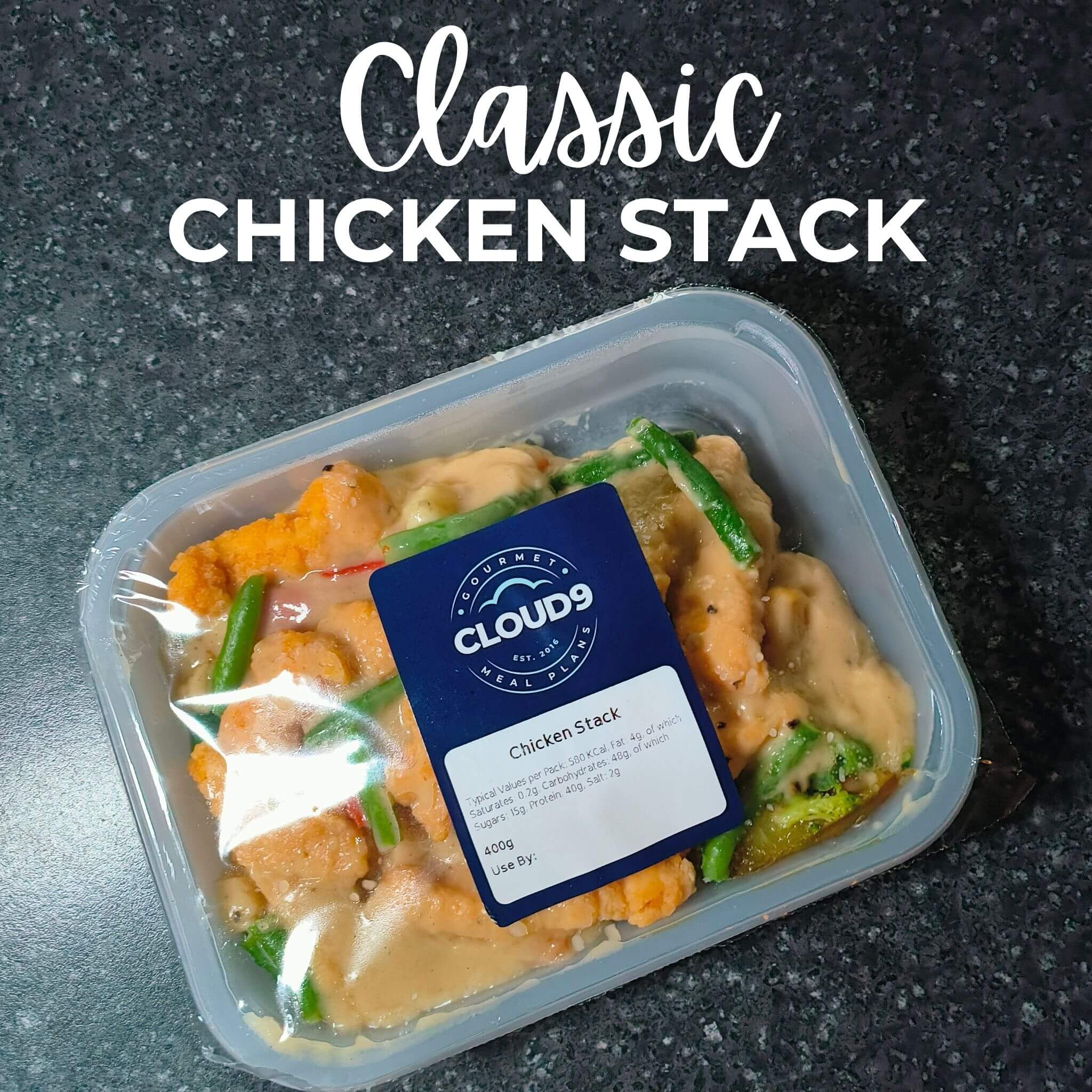 Classic Chicken Stack – Cloud 9 Meal Plans